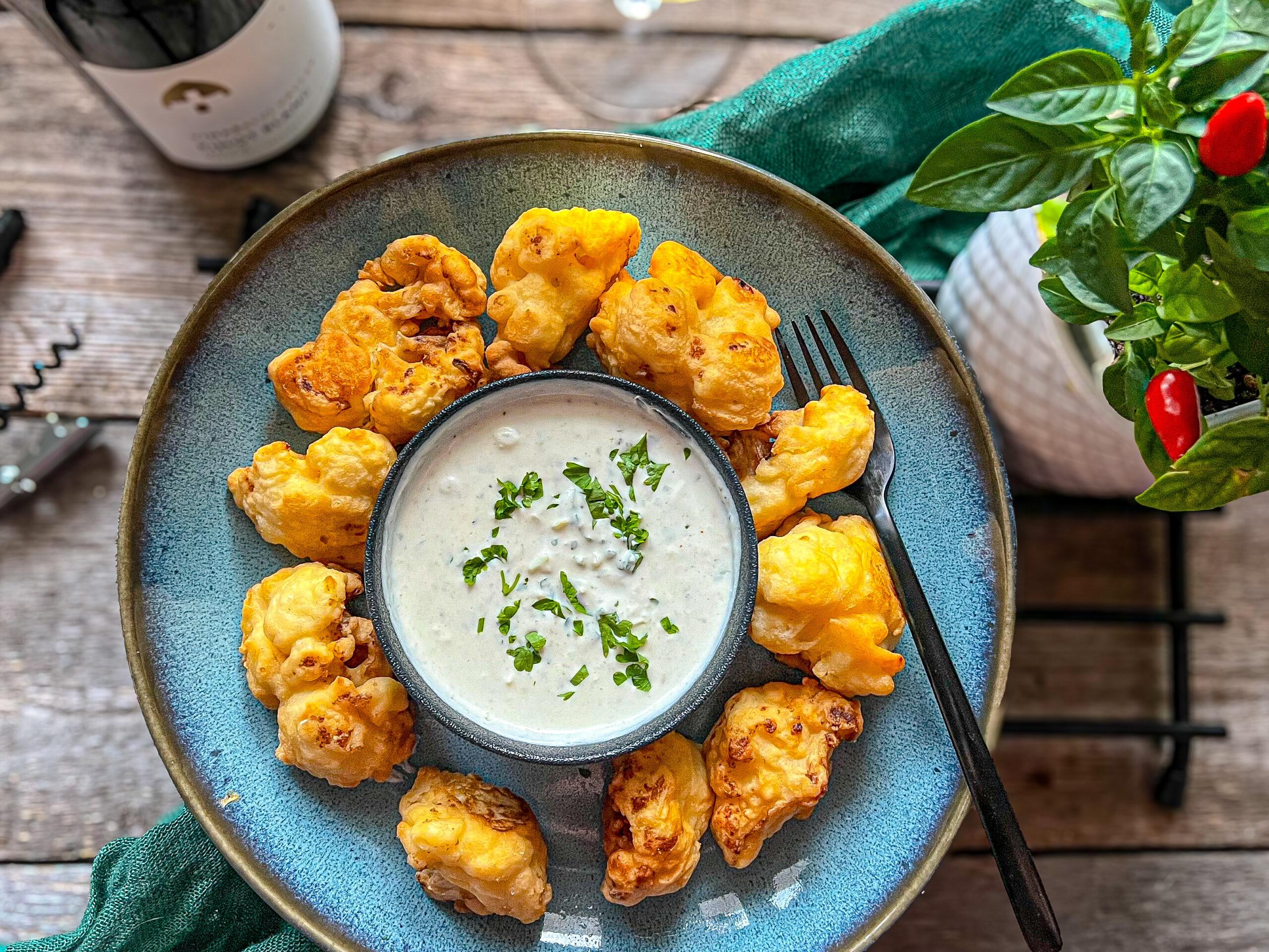 Křupavý květák ve vinném těstíčku