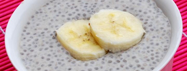 Pudink z chia semínek