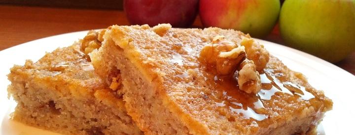 Celozrnný koláč s jablky