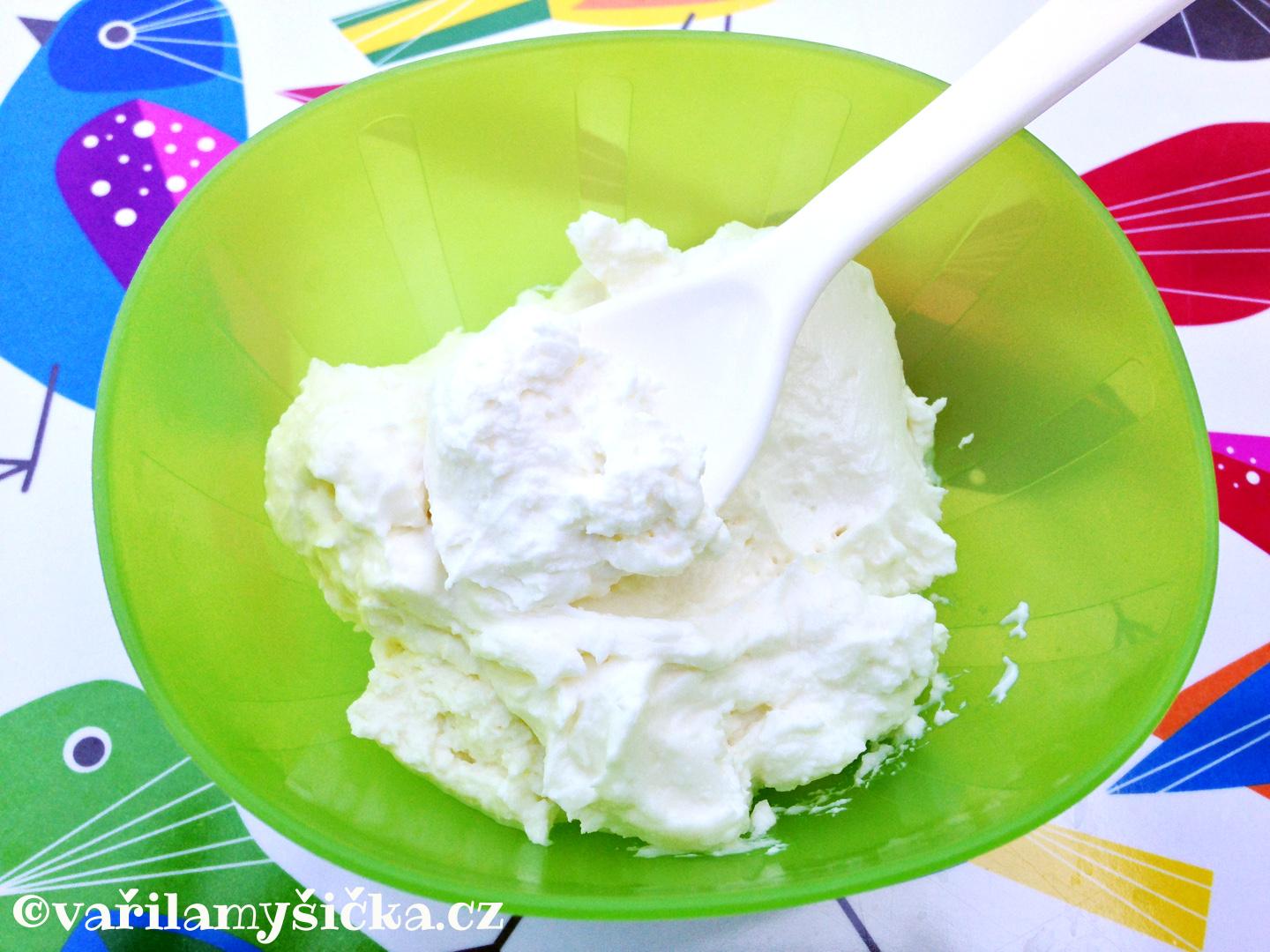 Tvarohový krém pro děti