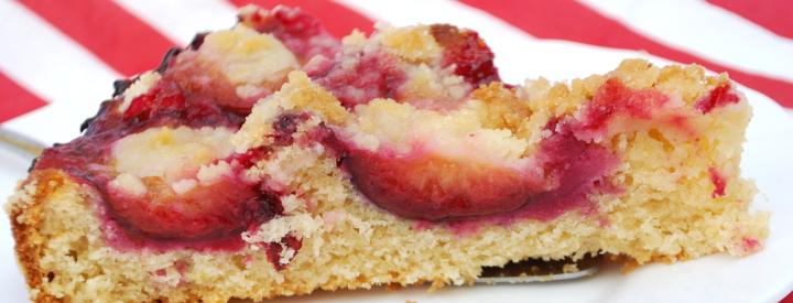 Kynutý koláč s celozrnnou moukou