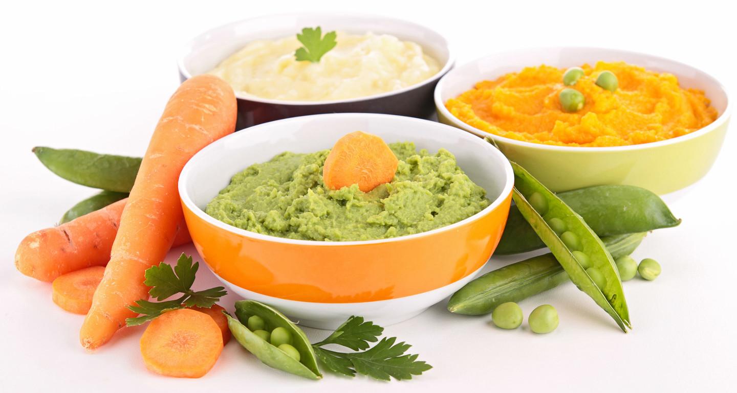 Zeleninové kašičky pro nejmenší