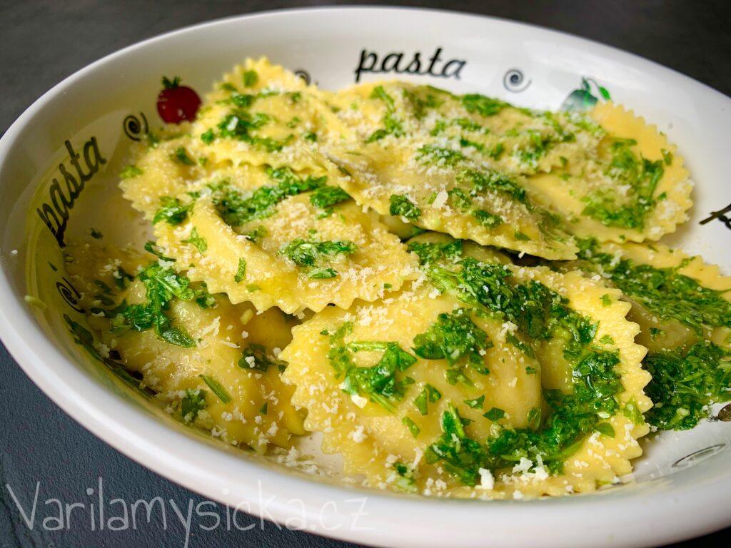 Těstoviny se sýrem Pecorino romano