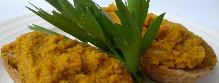 Pomazánka z červené čočky