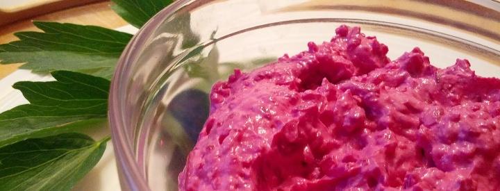 Pomazánka z červené řepy