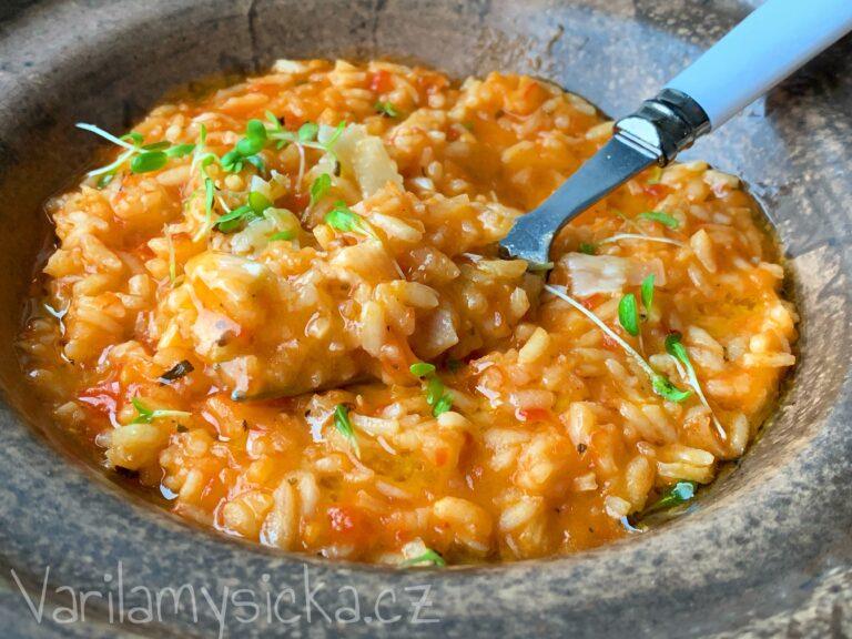 Rajčatové risotto s parmezánem