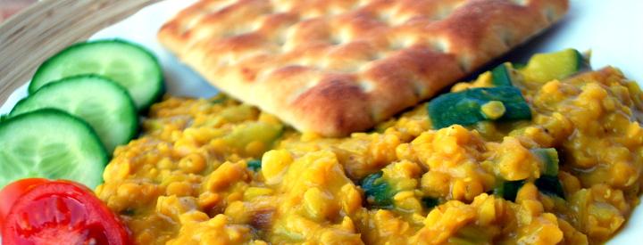 Dhál z červené čočky