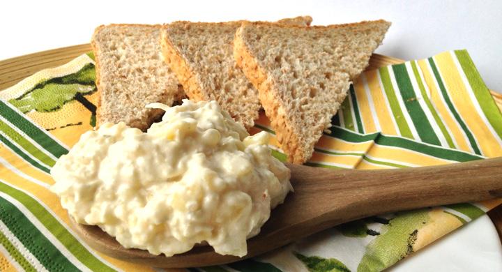 Salát na chlebíčky zdravěji