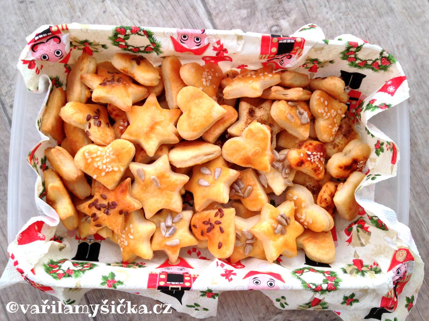 Cukroví z tvarohového těsta