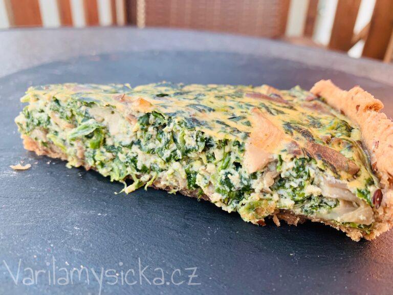 Celozrnný quiche