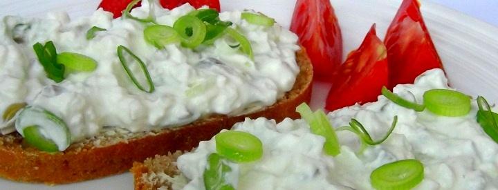 Tvarohová pomazánka s olivami