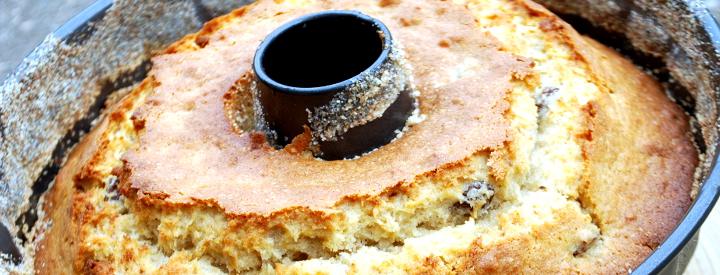 Zdravá jablečná bábovka