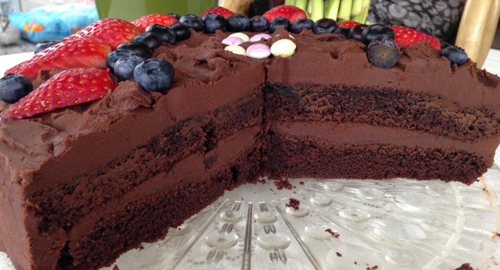 Extra čokoládový dort