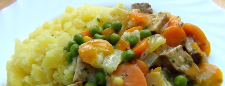 Dušená zelenina s tempehem