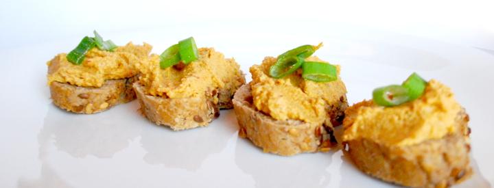 Zdravá zeleninová pomazánka s tofu