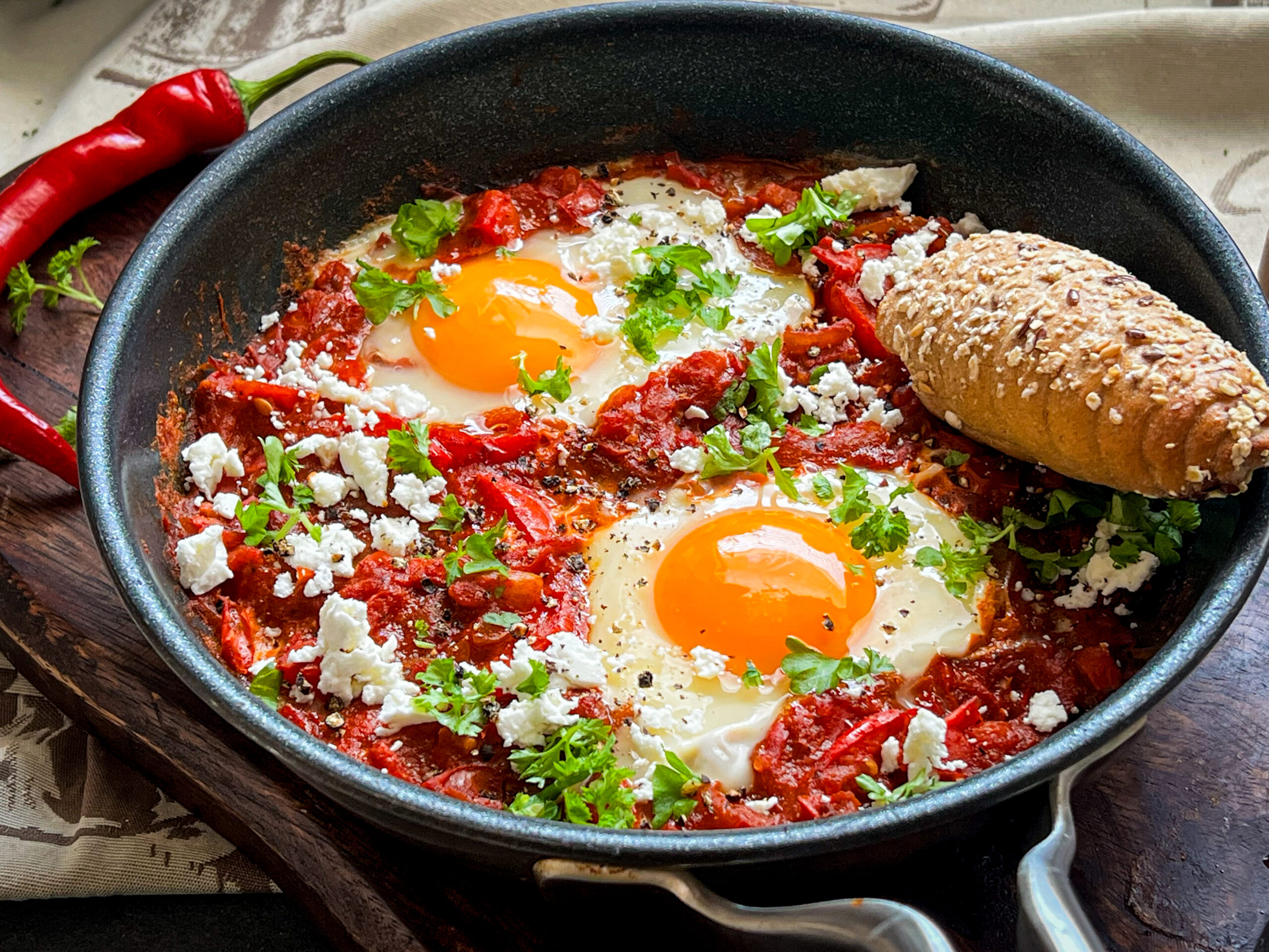 Shakshuka v pánvi